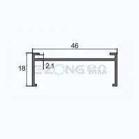 JH5022A Aluminum Profile for Filter