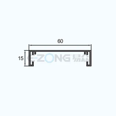 JH060 Aluminum Profile for Filter