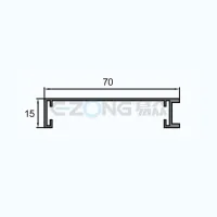 JH070A Aluminum Profile for Filter