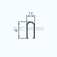 JH1010 Aluminum Profile for Filter