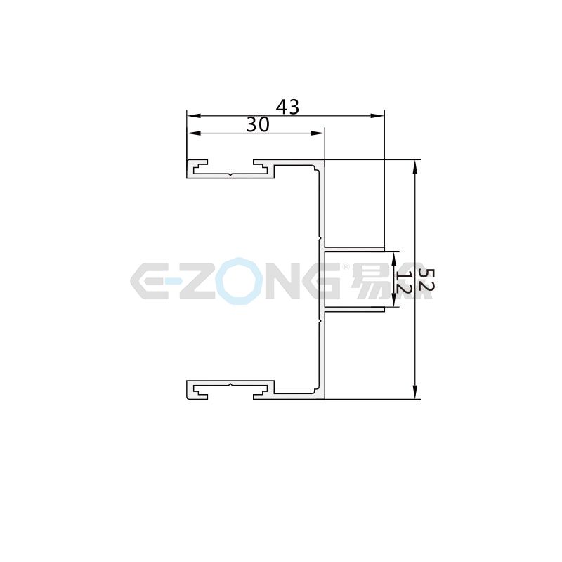Z0083 Aluminum profile