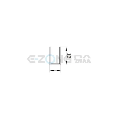 Z0114 Perfil de aluminio
