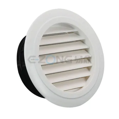 ABS-017 Round air grille in 45° angle blades