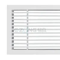 FK010-Linear bar grille with 30° angle blades