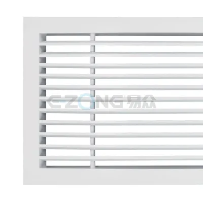 FK010-Linear bar grille with 30° angle blades