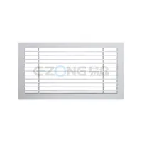 FK042- Linear bar grille with 0° angle blades