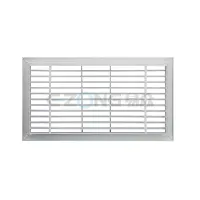 FK042- Linear bar grille with 0° angle blades