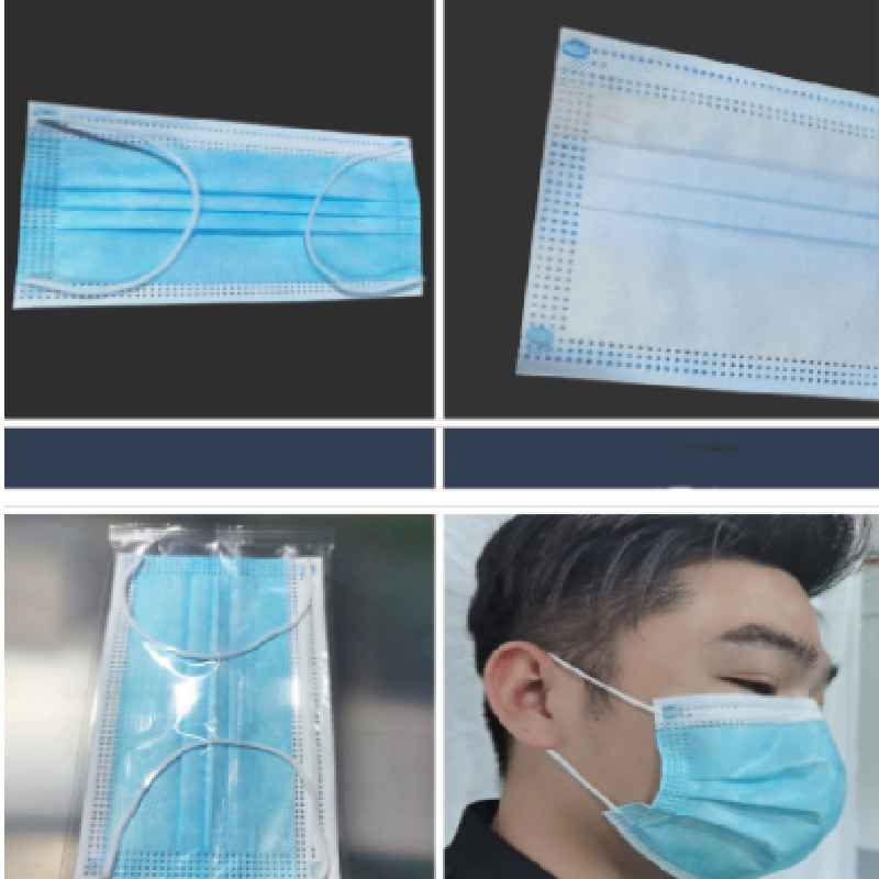 Automatic servo surgical mask machine integrated with packaging machine