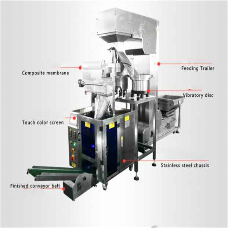 Automatic weighing counting packaging machine for screws nails fasteners