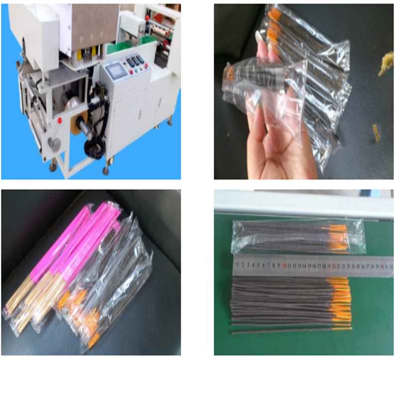 Automatic incense stick counting packaging machine