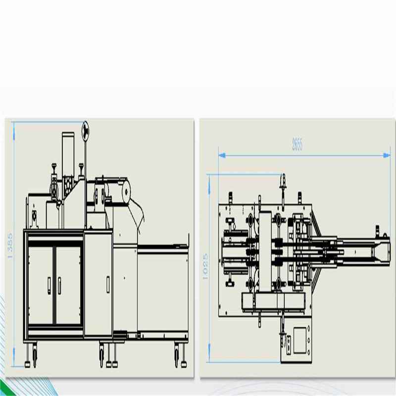 Automatic high speed tie on mask machine