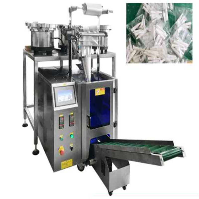 Automatic counting packaging machine for hardware