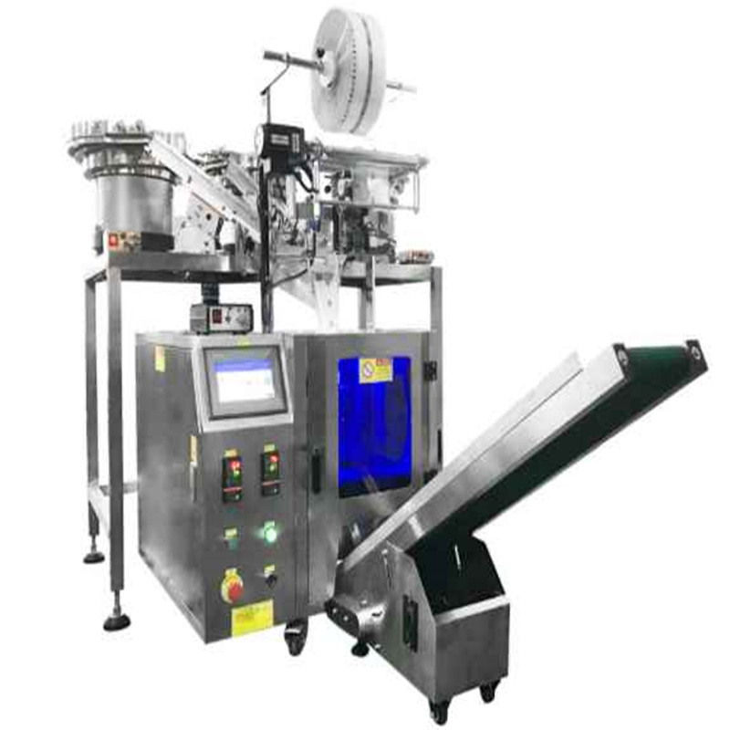 Automatic counting packaging machine for hardware