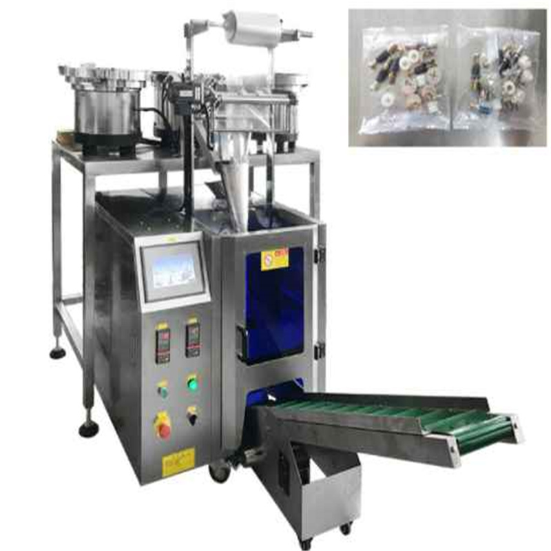 Automatic counting packaging machine for hardware