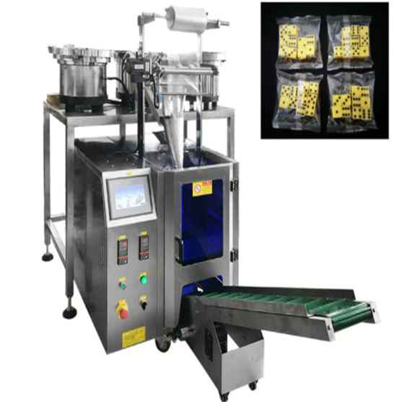 Automatic counting packaging machine for hardware