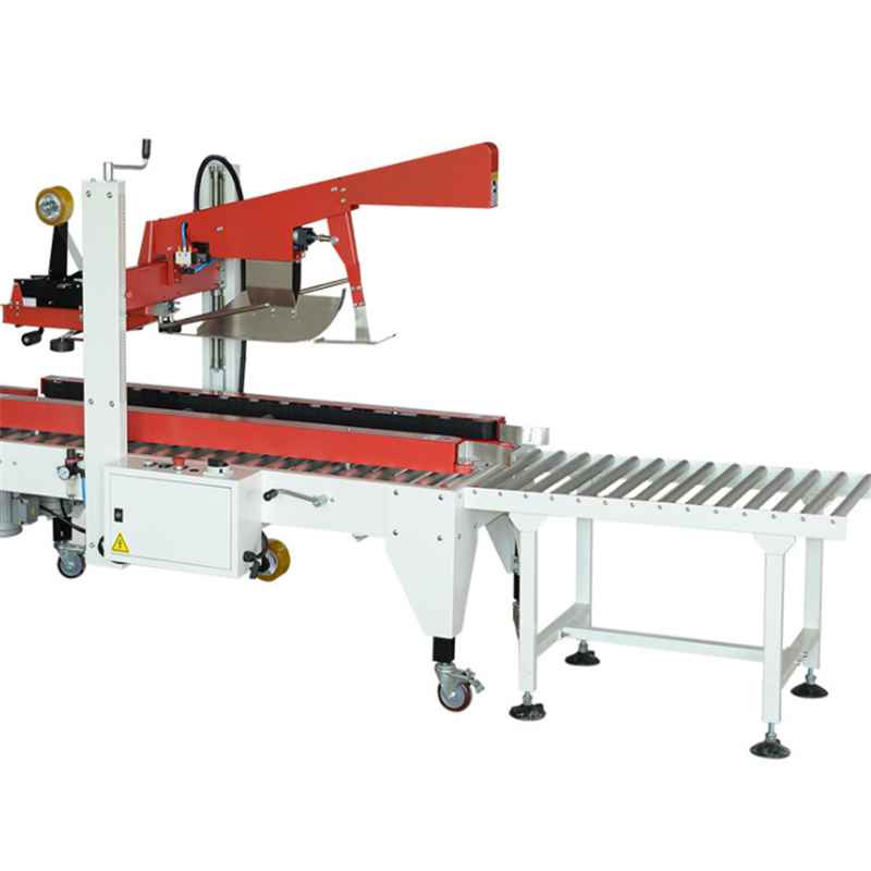 Automatic H shape 4 corner edge carton sealing taping machine