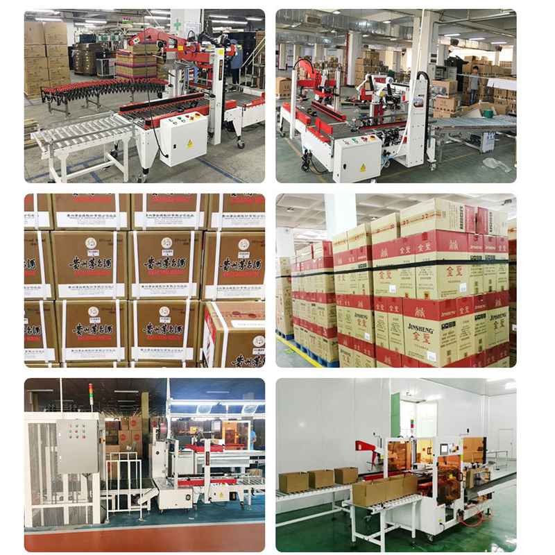 Automatic H shape 4 corner edge carton sealing taping machine