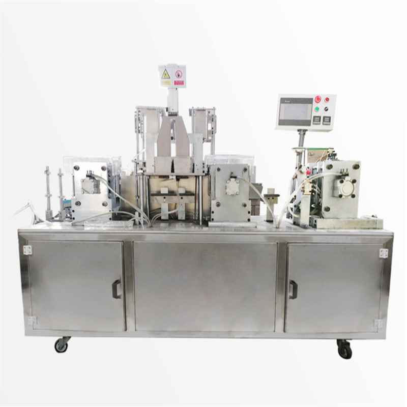 Automatic disposable TPE gloves folding packing machine