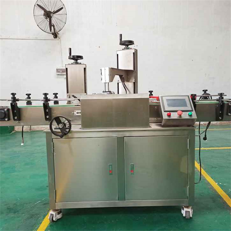 Automatic tin can foam box taping tape sealing machine