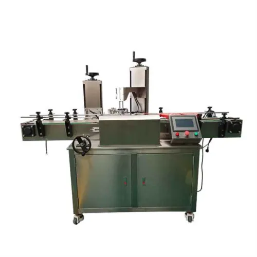 Automatic tin can foam box taping tape sealing machine