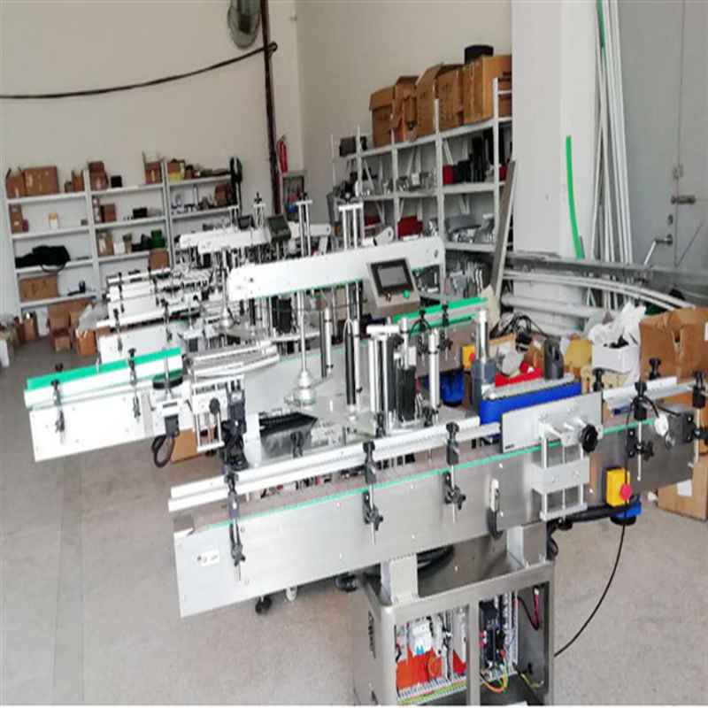 Automatic three side labeling machine for edible oil