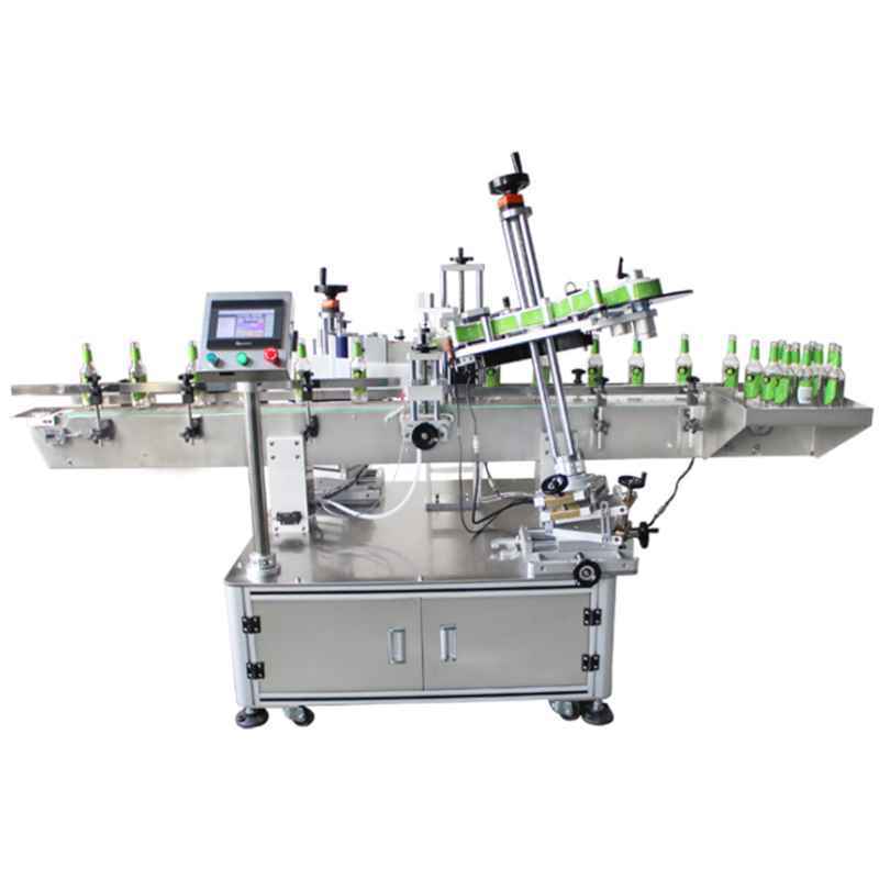 Automatic bottle body neck labeling machine