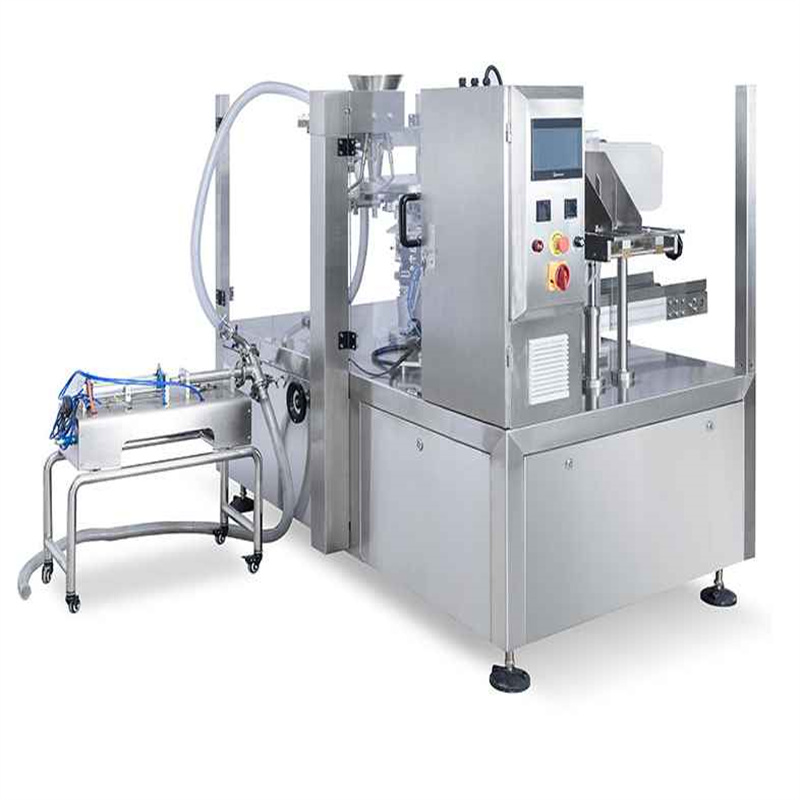AZONE MACHINERY--Factory for Rotary premade pouch liquid paste filling ...