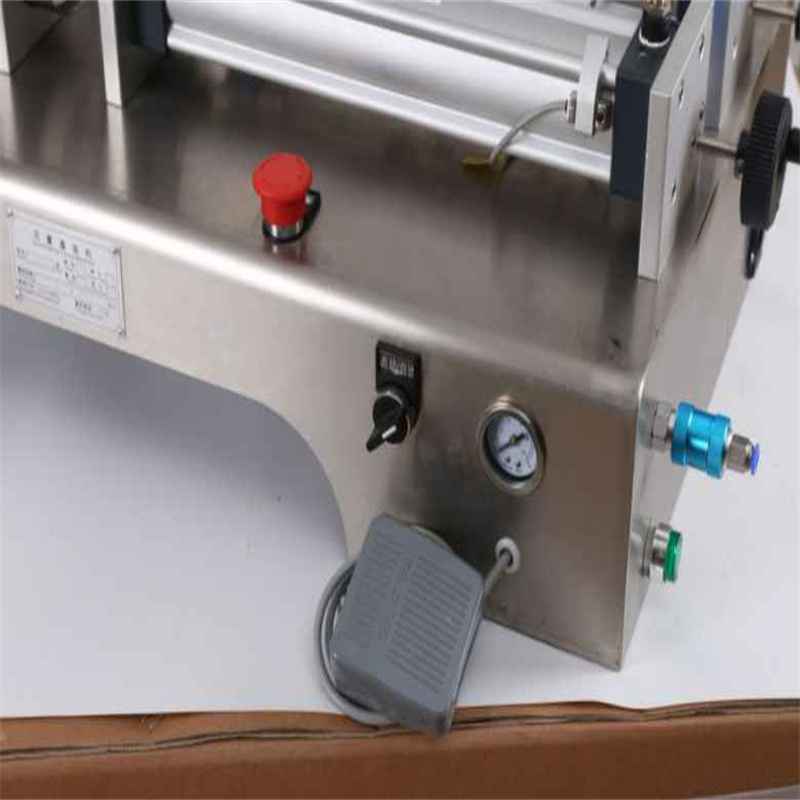 Tabletop self priming dual head piston filling machine