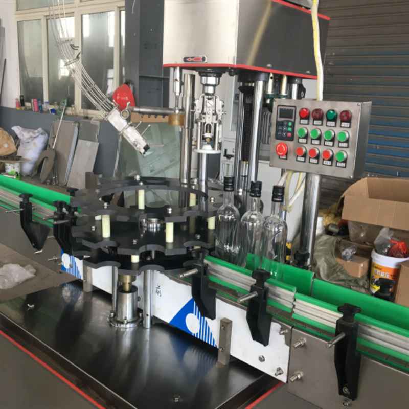 Automatic rotary ROPP aluminum cap crimping machine