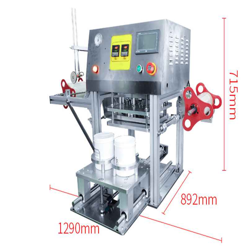 Tabletop cup tray sealing machine