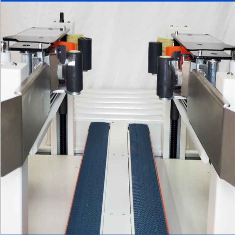 Automatic foam box lid sides taping machine