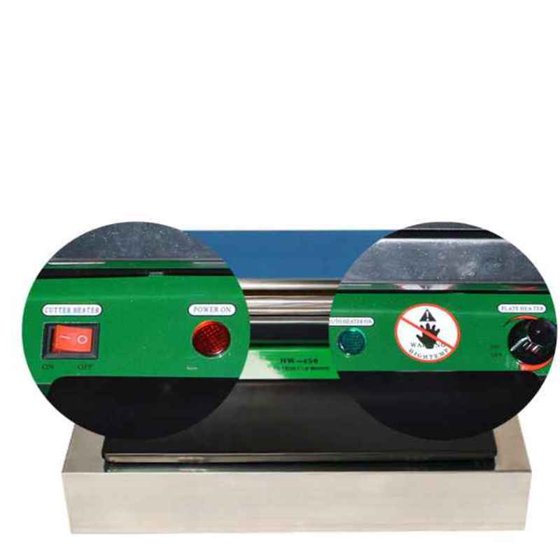 Manual tray cling film wrapping machine