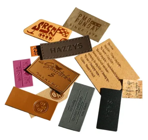 Size labels, clothing tags, brand labels, care labels designed