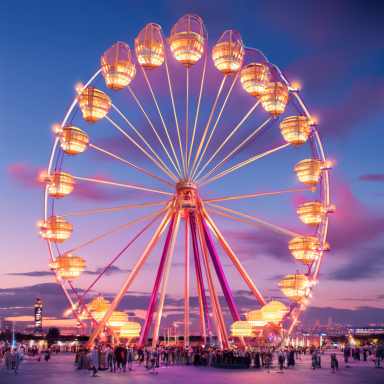 How to design a Ferris wheel for a specific location?