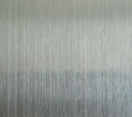 What is a hairline finish on stainless steel?