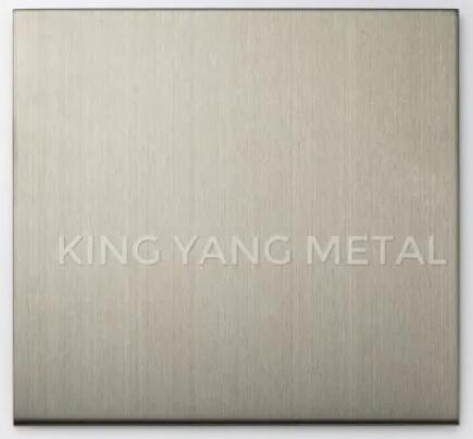 Hairline stainless steel sheet