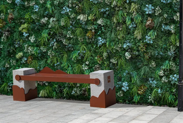 Commercial Granite Park Bench