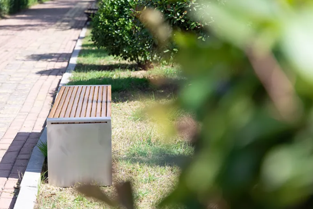  Stainless Steel Outdoor Bench