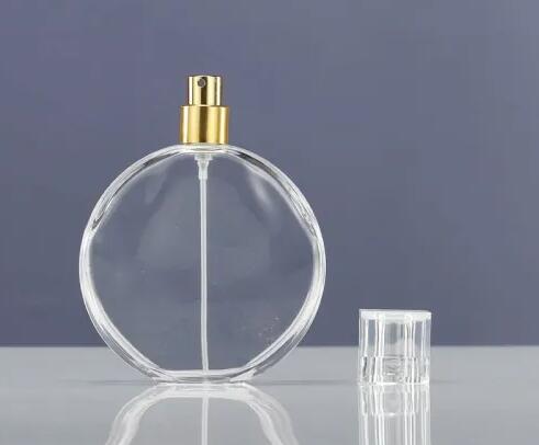 Oval Perfume Glass Bottle