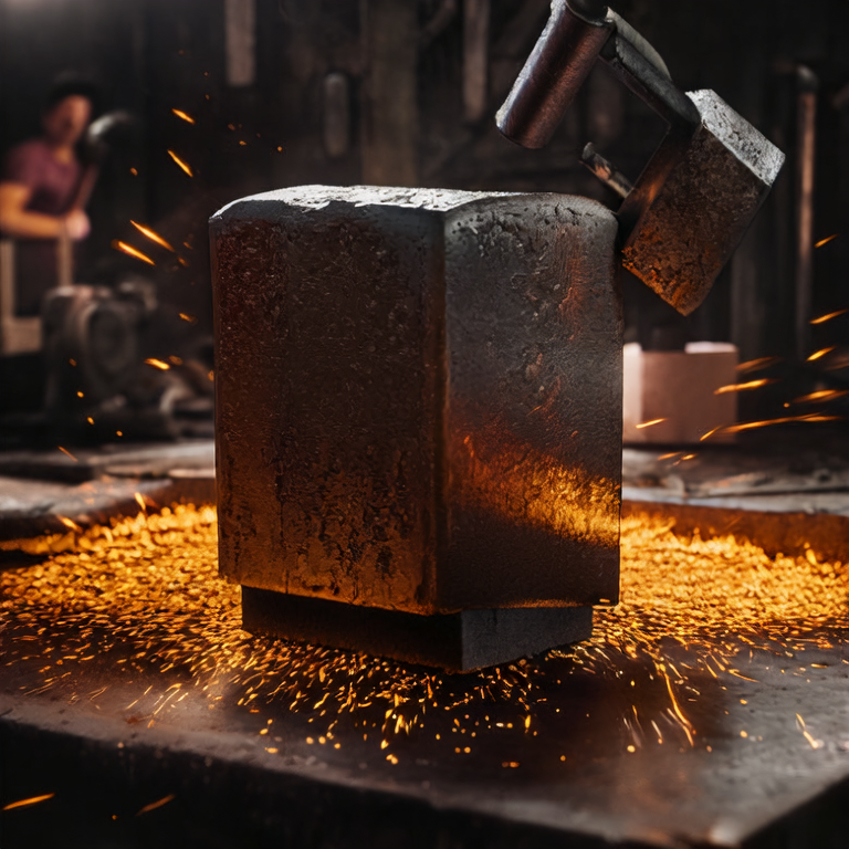 Open die forging process