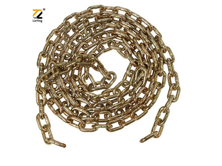 G80 Color Zinc Loading Lifting Galvanized Chain