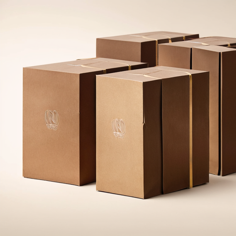 Printed Kraft Gift Box
