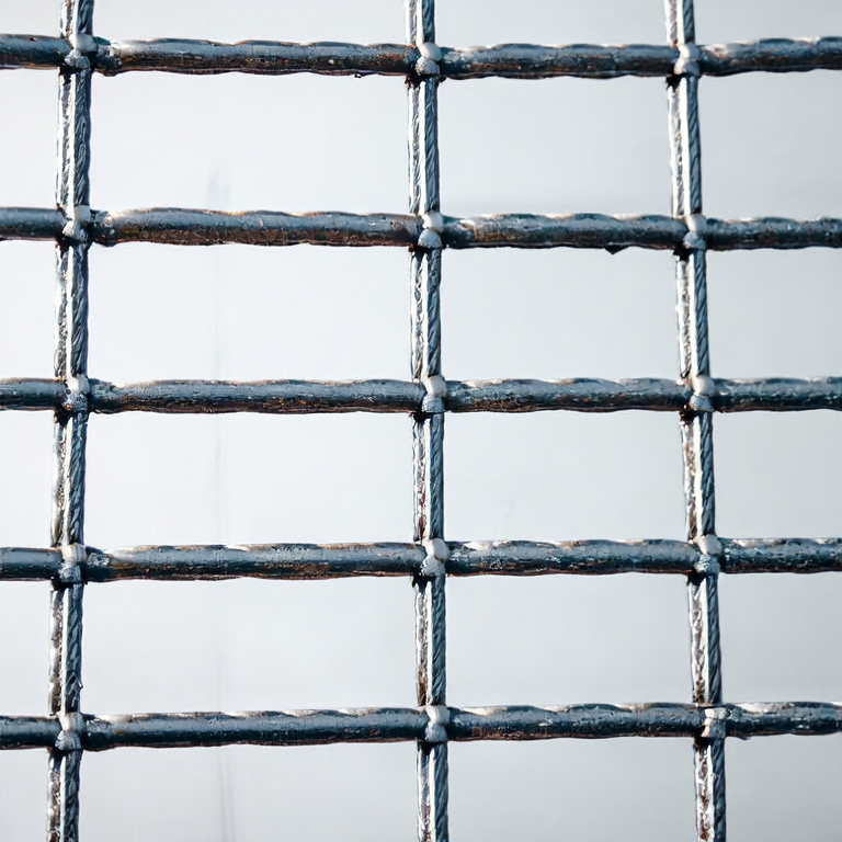 Galvanized mesh for poultry house ventilation filter panels