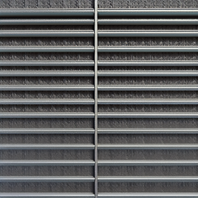How is galvanized welded mesh used in air filtration systems?