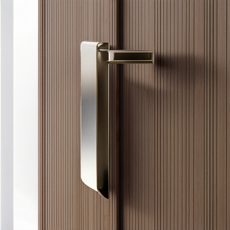 Energy-efficient door hardware sample