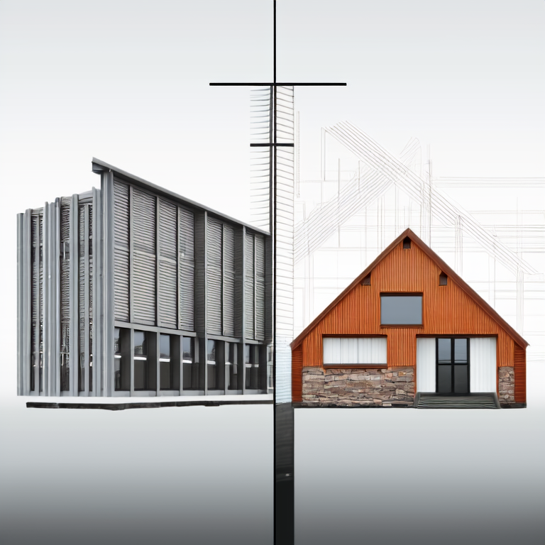 Custom steel structure vs wood frame buildings: what suits your needs?