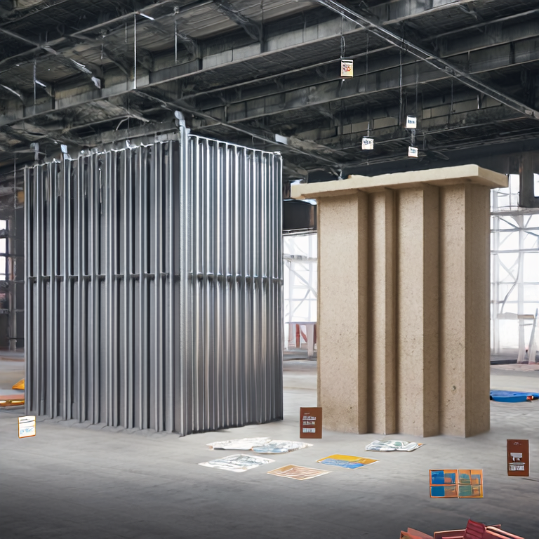 Civil steel structure price comparison: steel vs concrete structures