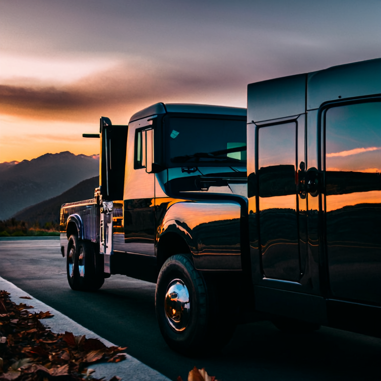 Why are flatbed semi trailers popular in construction logistics?