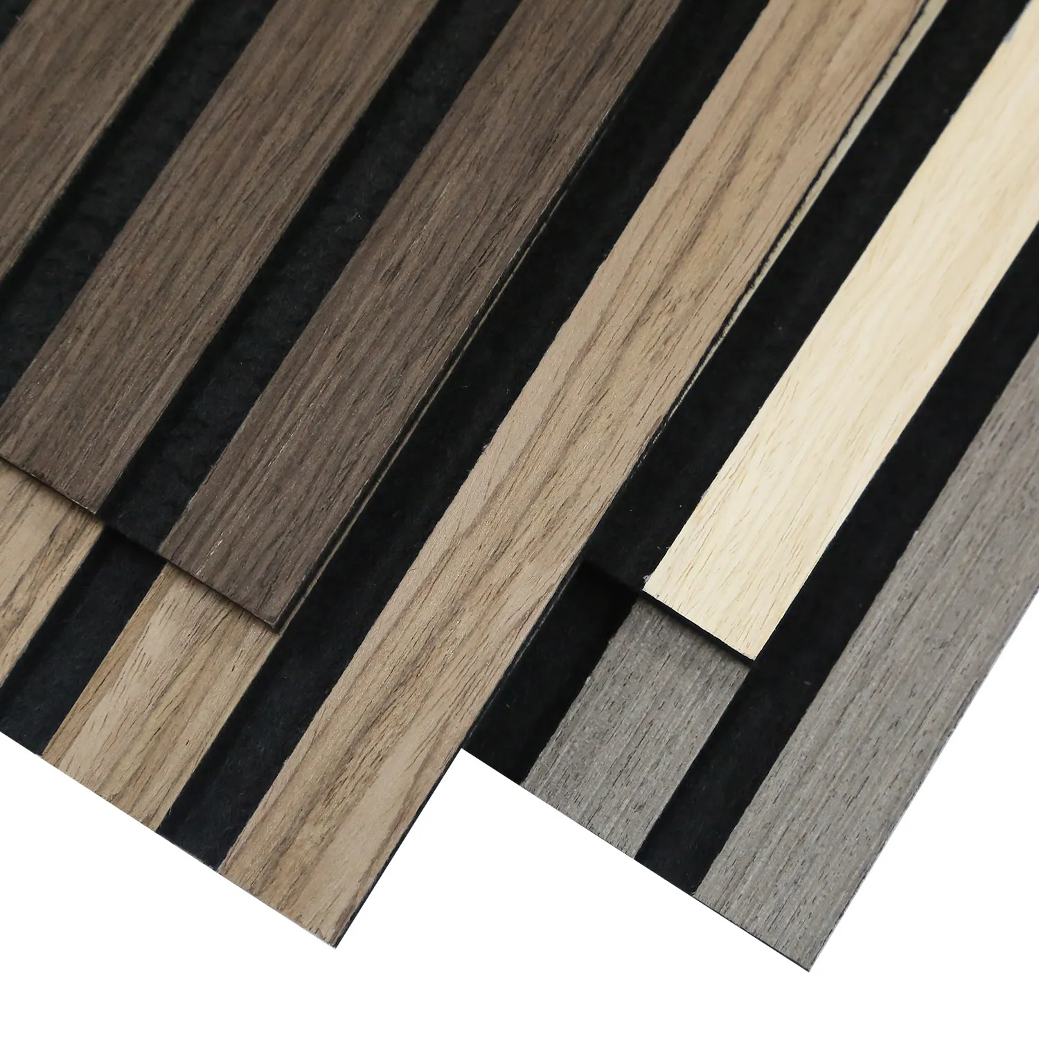 Grooved Wood Slat Wall Panel