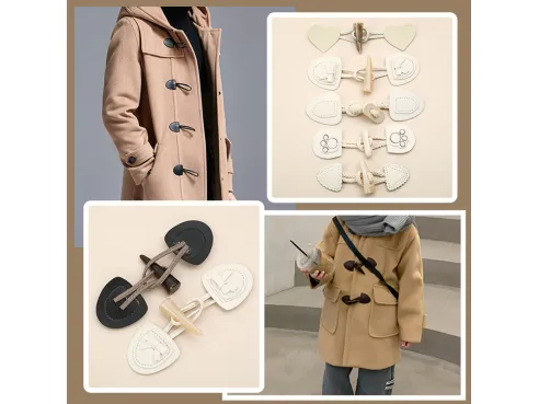 Using leather covered buttons for children’s clothing